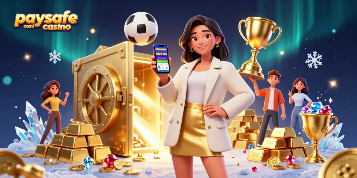 Erleben Sie den Nervenkitzel beim Spielen in einem Paysafe Card Casino mit einer stilvollen asiatischen Frau, die eine Wett-App nutzt.