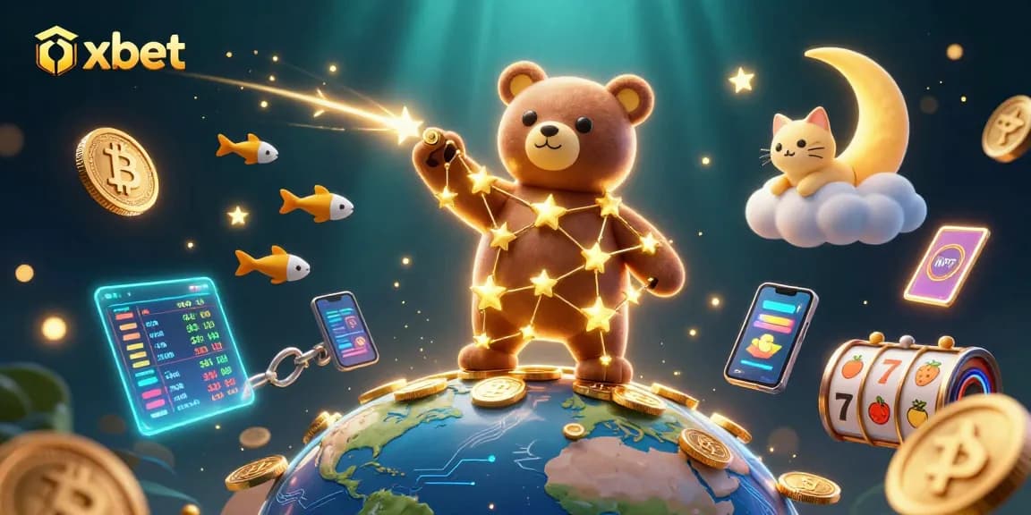 Engage with oxbet and enjoy 3D casino-themed art showcasing vibrant gaming elements and characters.