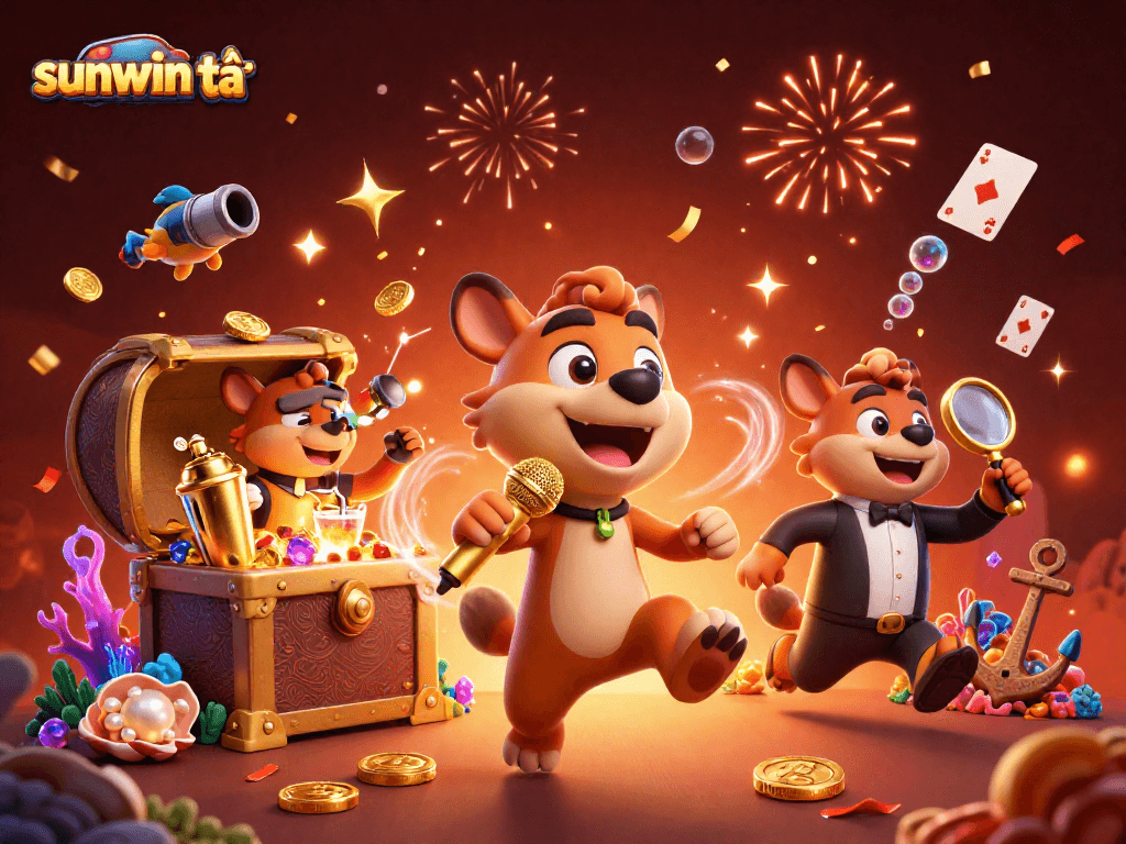 Experience vibrant entertainment at sunwin tải casino with comedic hyenas and extravagant games.
