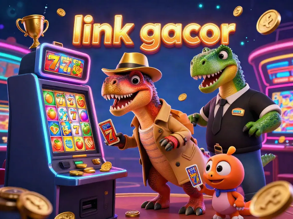 Experience thrilling wins at link gacor with cartoon characters in a dynamic casino setting.