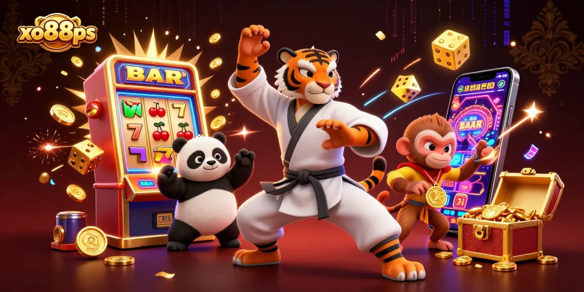 Join the thrilling experience at xo88ps with our vibrant 3D casino illustration featuring excitement and jackpots.