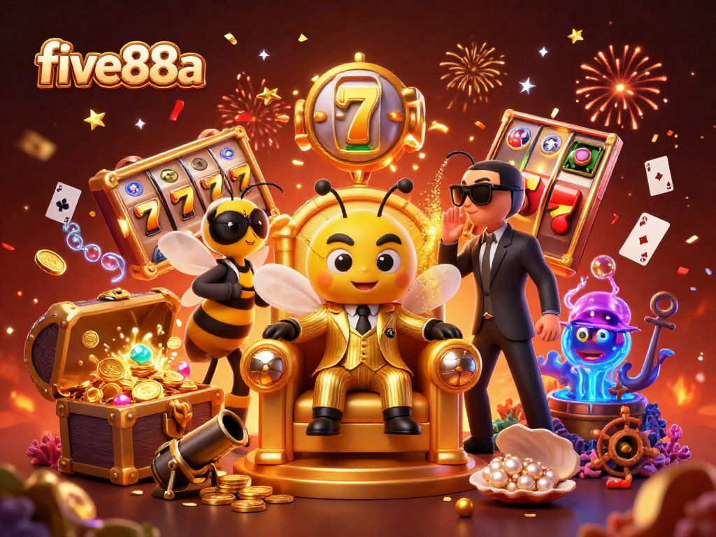 Engage in thrilling gameplay at five88a with captivating slots and energetic casino atmosphere.