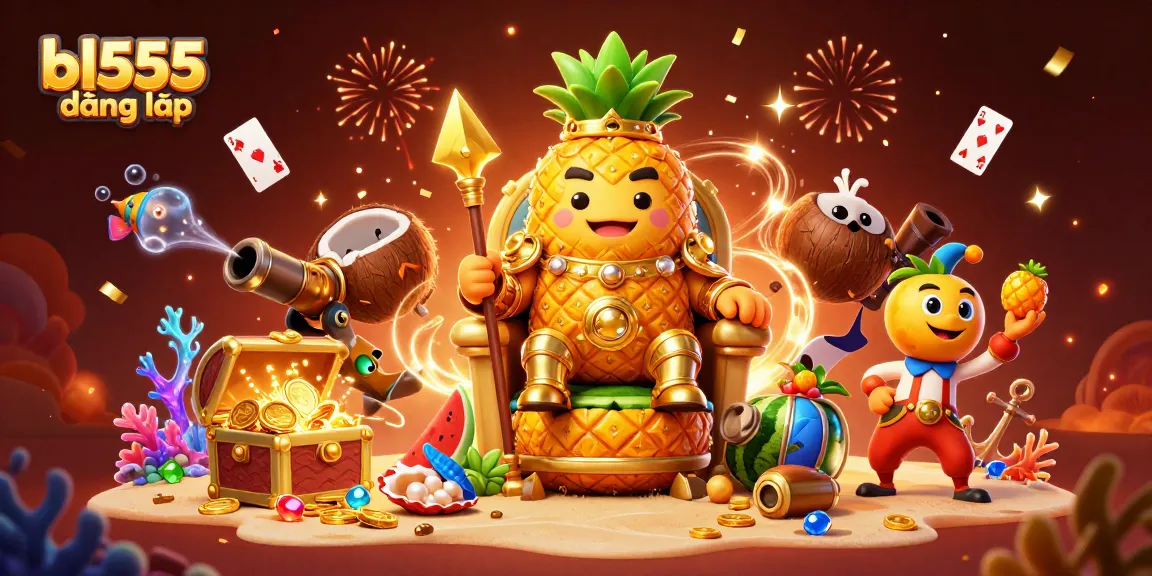 Experience bl555 đăng nhập in a vibrant 3D casino kingdom with playful themes and magical treasures.