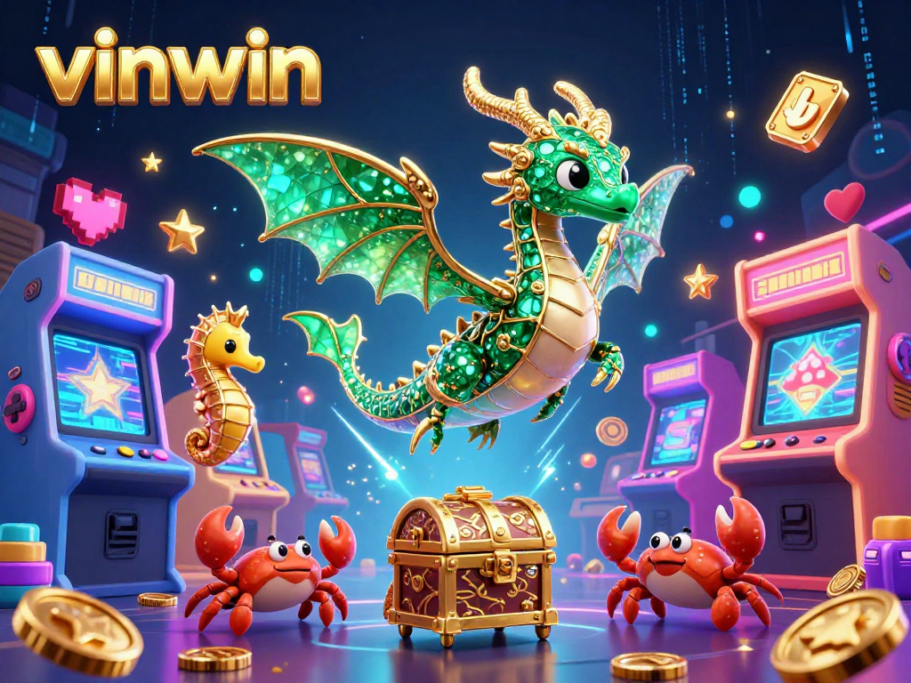 Engage with vinwin's dynamic casino adventure featuring magical characters and energetic gameplay elements.