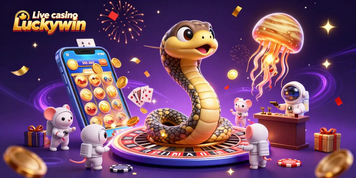 Experience thrilling gameplay at Live casino Luckywin with vibrant elements and exciting characters.