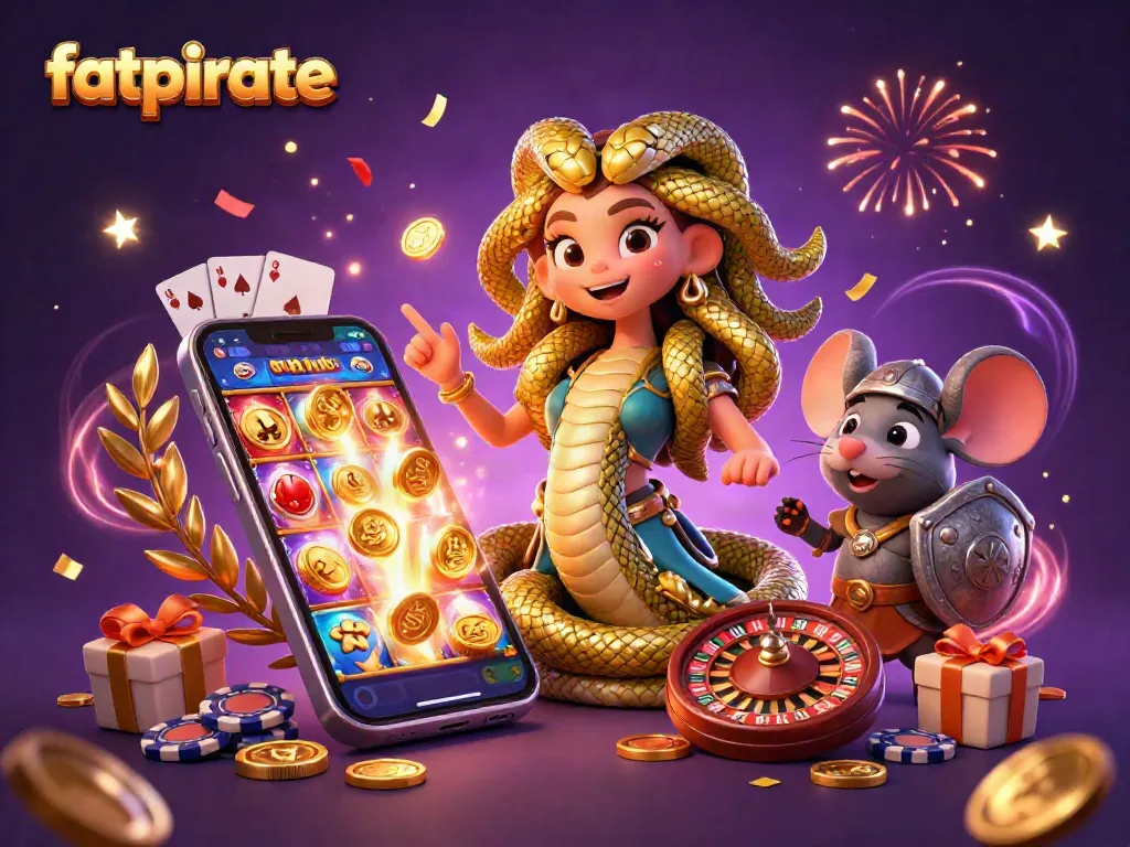 Engage with the thrilling slot experience at fatpirate casino featuring colorful visuals and dynamic game elements.