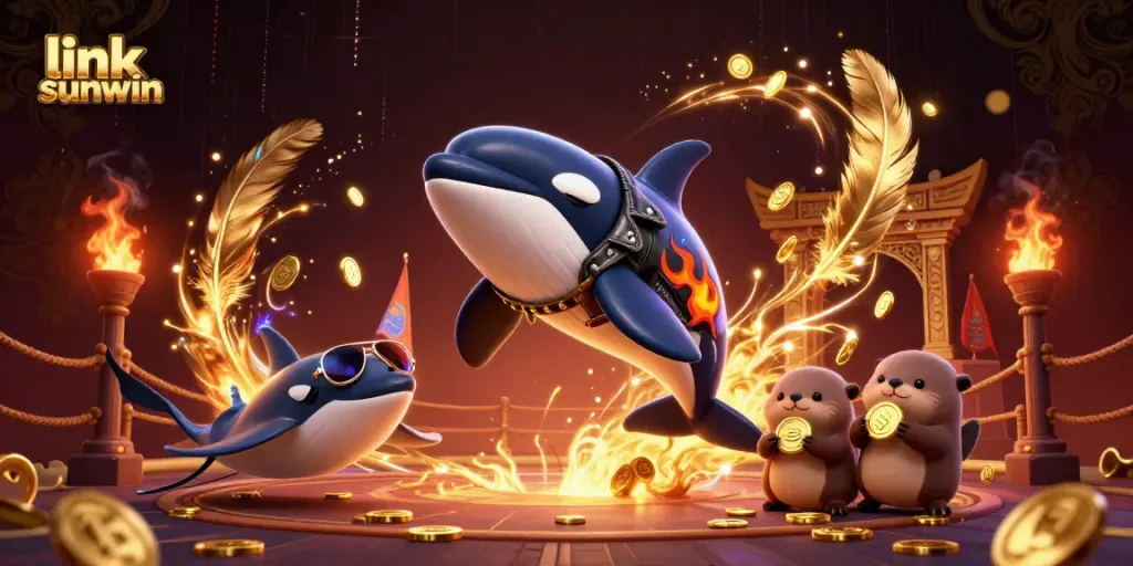 Engage with exciting gameplay at link sunwin as a cool stingray and vibrant characters show thrilling casino action.