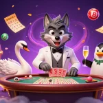 Play exciting casino games and tải hitclub for thrilling experiences with vibrant lottery elements and casino characters.