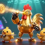 Enjoy thrilling gameplay at sunwin with vibrant 3D illustration featuring futuristic casino elements.
