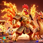 Engage with situs slot gacor through a vibrant 3D casino illustration featuring dynamic gaming elements.